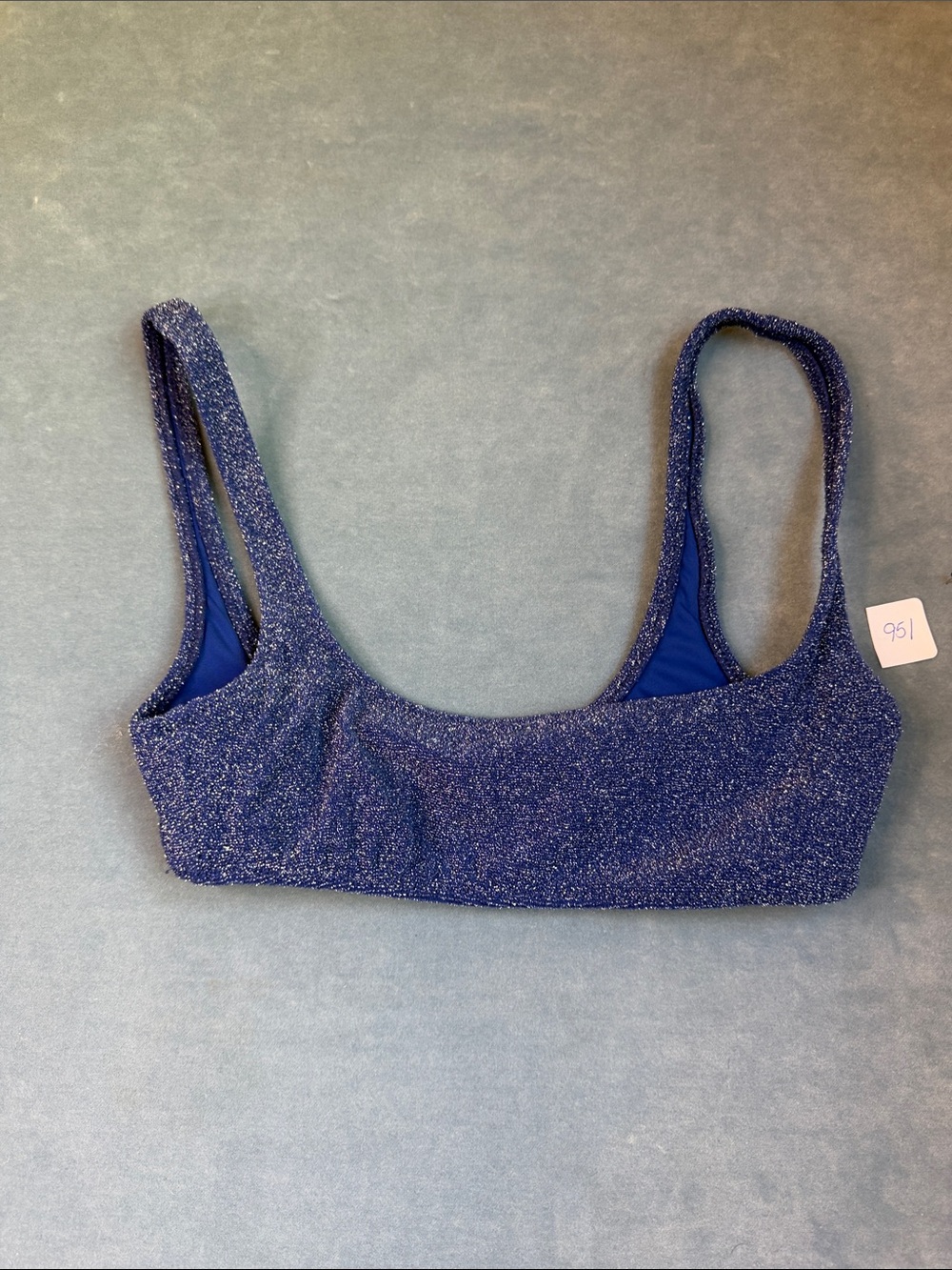 PACsun Blue Bikini Top NWOT Size XXS